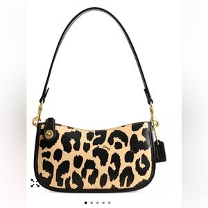 Mini Coach bag NWT, leopard print